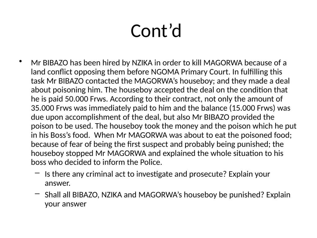 General Criminal Law slides Power Point - slide 157 of 230