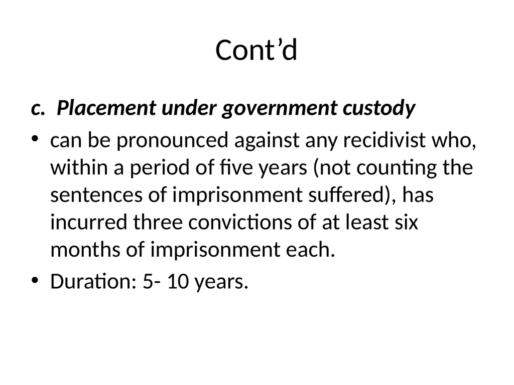 General Criminal Law slides Power Point - slide 174 of 230