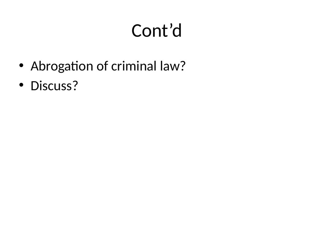 General Criminal Law slides Power Point - slide 221 of 230
