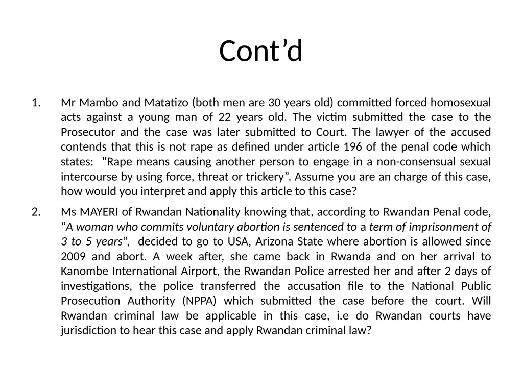 General Criminal Law slides Power Point - slide 23 of 230
