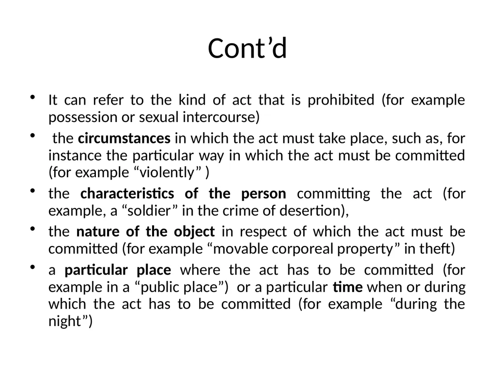 General Criminal Law slides Power Point - slide 31 of 230