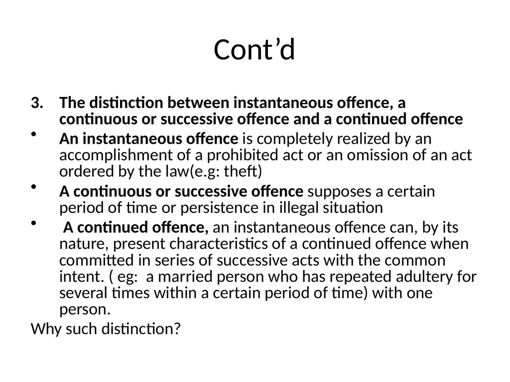 General Criminal Law slides Power Point - slide 33 of 230