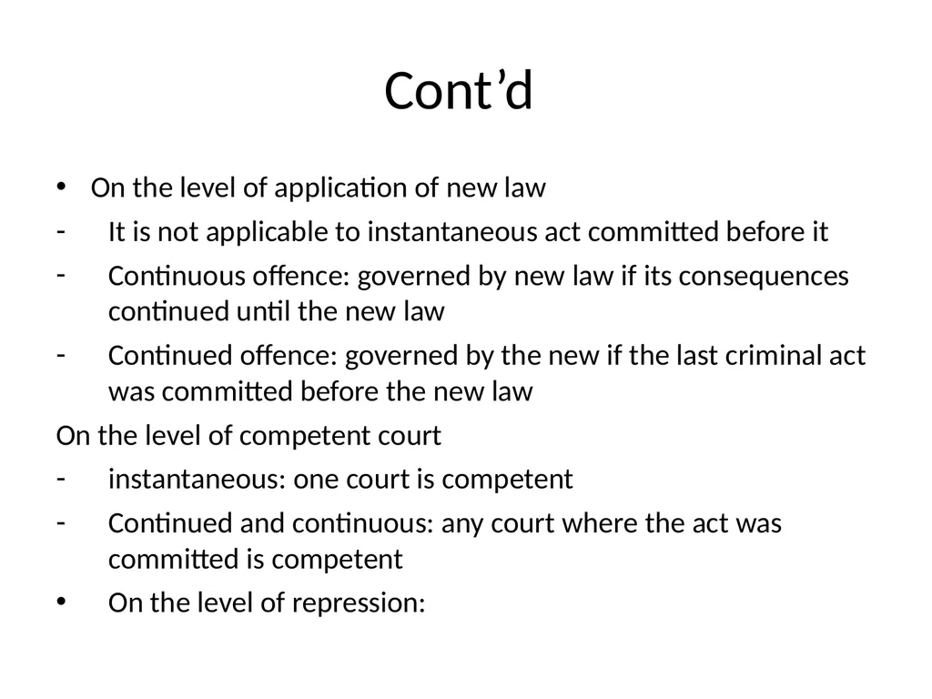 General Criminal Law slides Power Point - slide 34 of 230