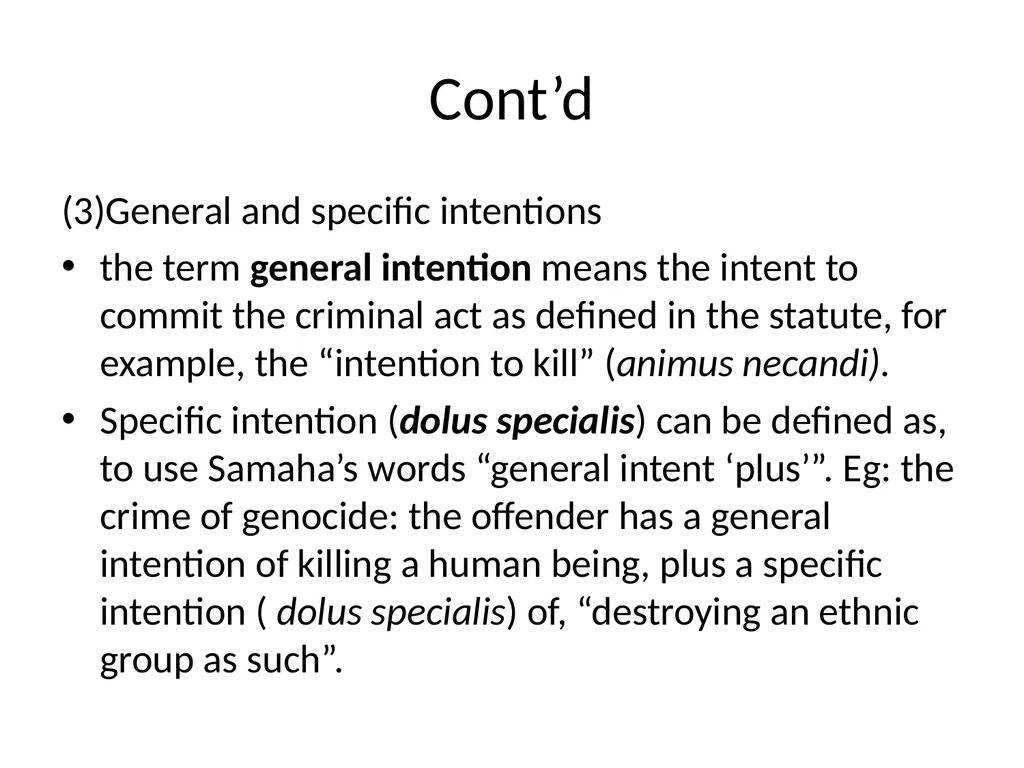 General Criminal Law slides Power Point - slide 47 of 230