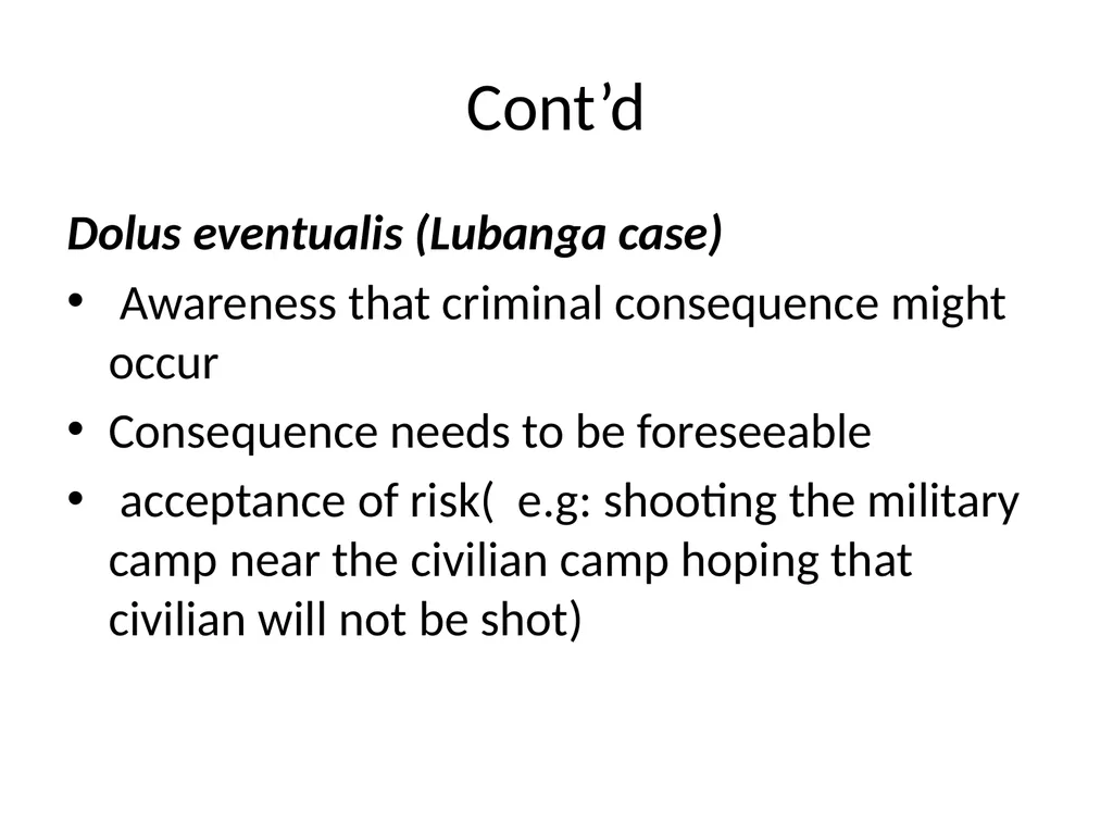 General Criminal Law slides Power Point - slide 52 of 230
