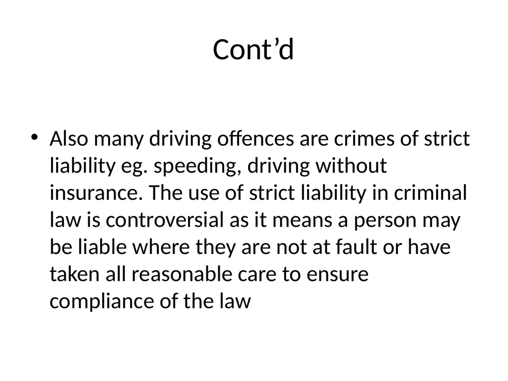General Criminal Law slides Power Point - slide 63 of 230