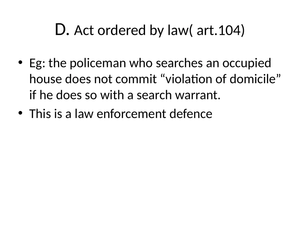 General Criminal Law slides Power Point - slide 75 of 230