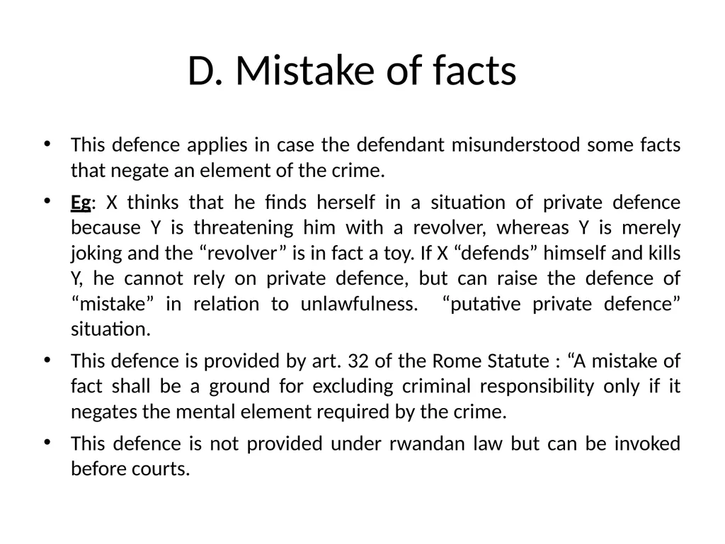 General Criminal Law slides Power Point - slide 85 of 230