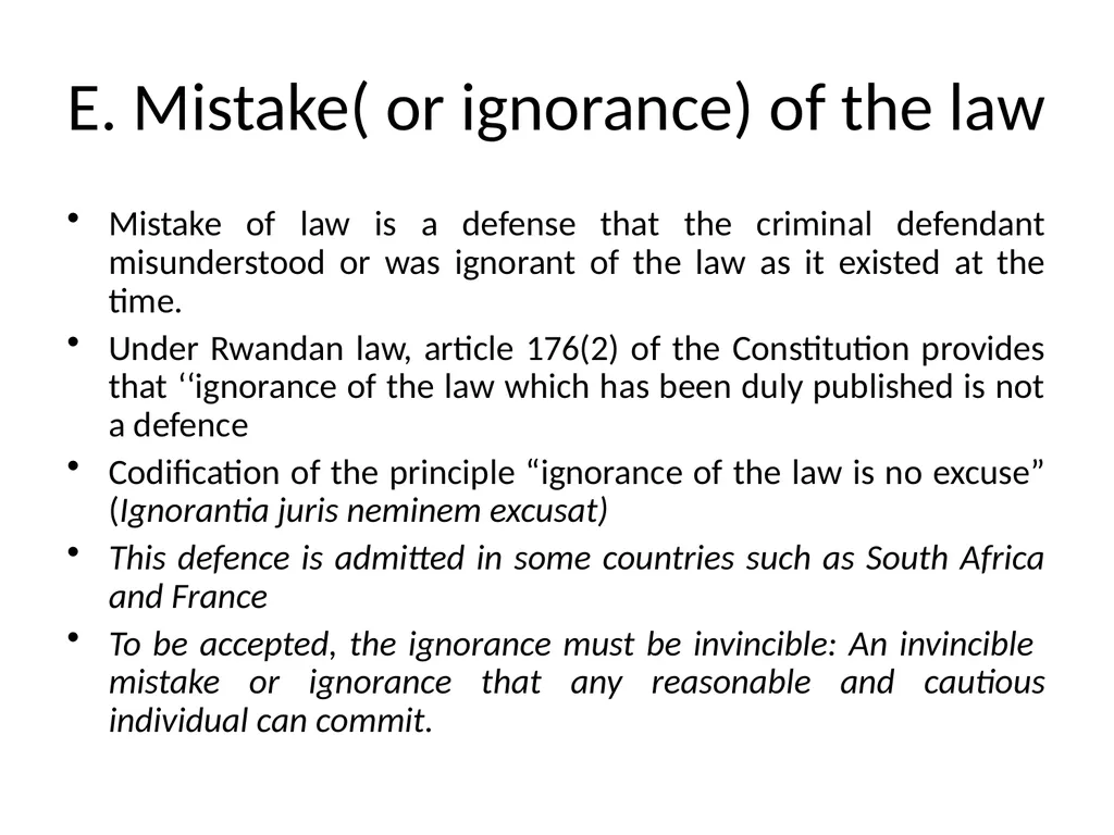 General Criminal Law slides Power Point - slide 86 of 230