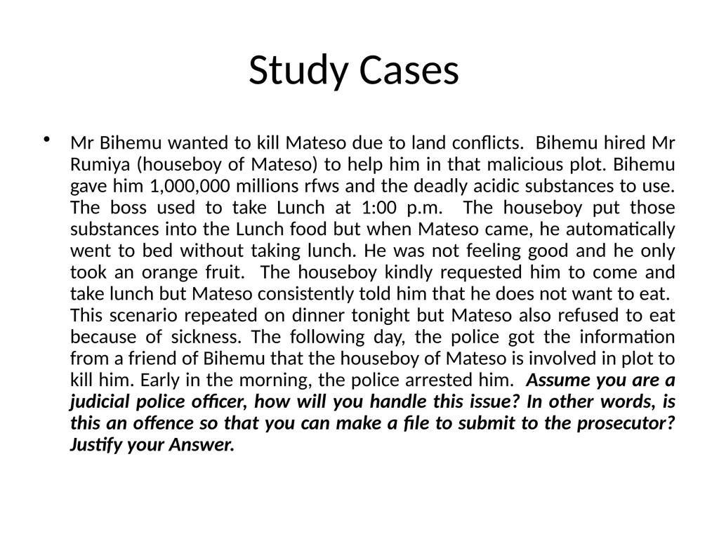 General Criminal Law slides Power Point - slide 156 of 230