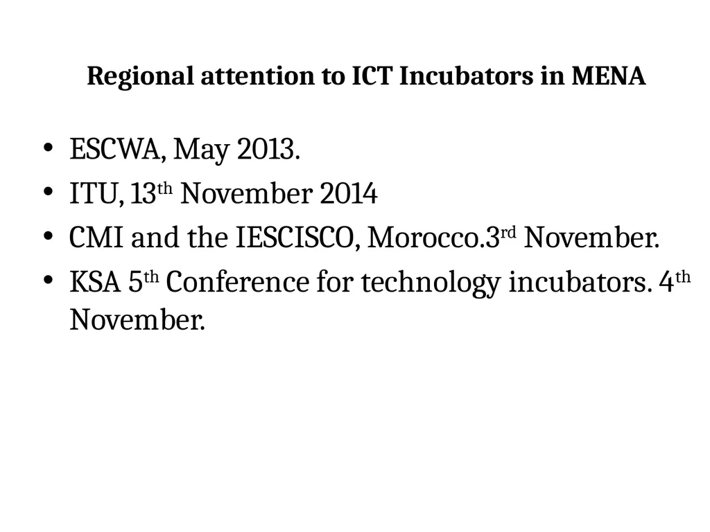ITU Arab Regional Development Forum Session 2: The - slide 14 of 18