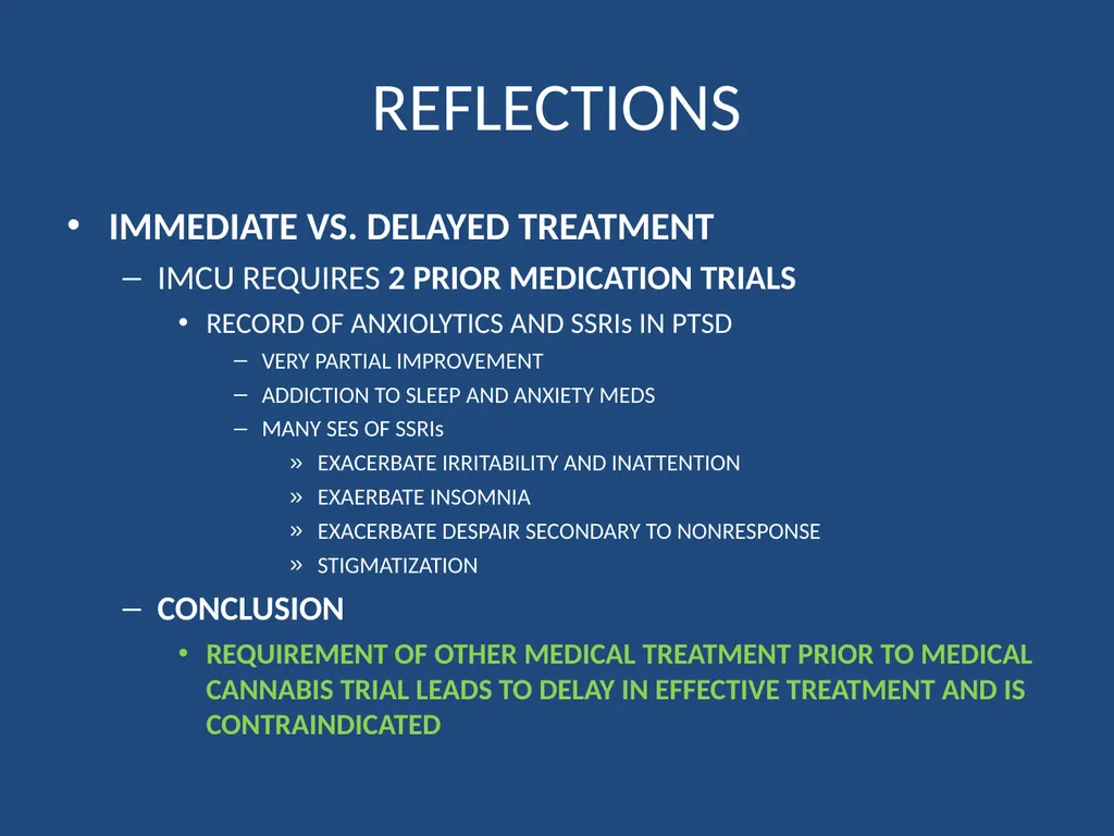 MEDICAL CANNABIS COMPLEX PTSD and AUTISM Alan - slide 10 of 17
