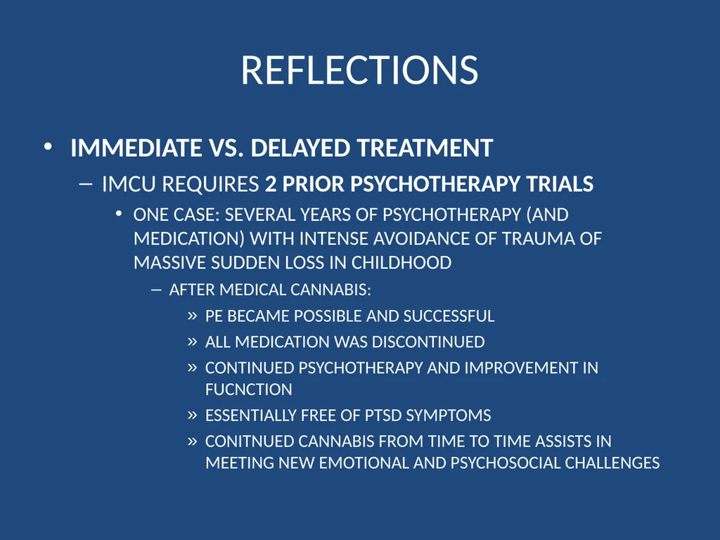 MEDICAL CANNABIS COMPLEX PTSD and AUTISM Alan - slide 13 of 17