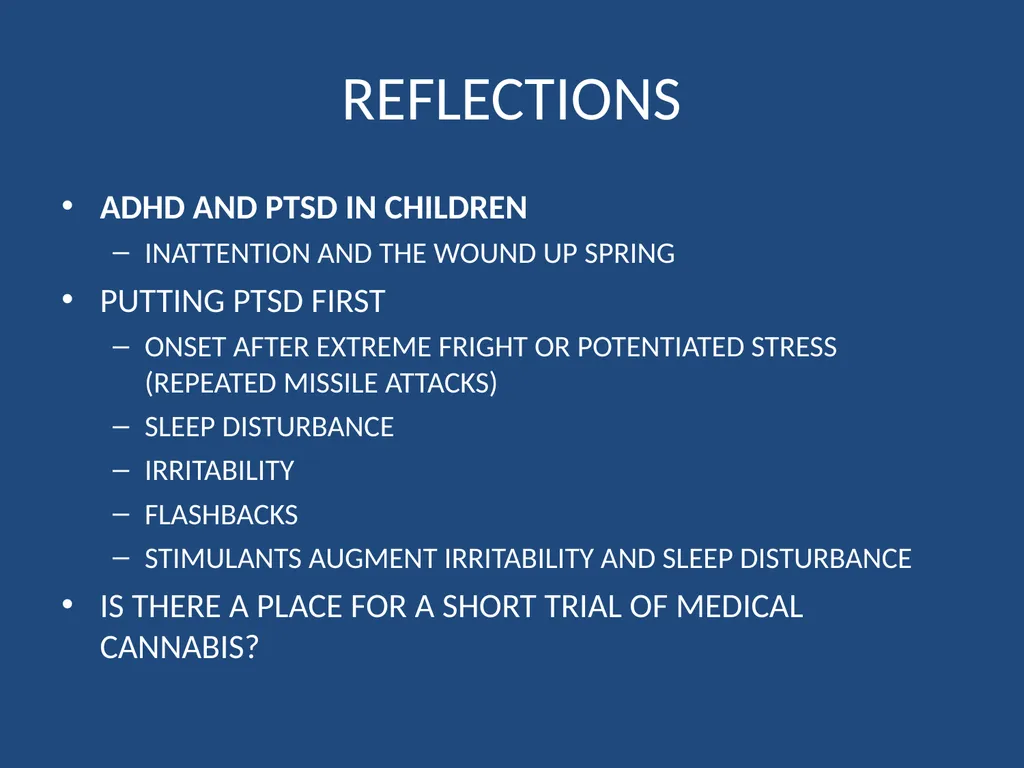 MEDICAL CANNABIS COMPLEX PTSD and AUTISM Alan - slide 15 of 17