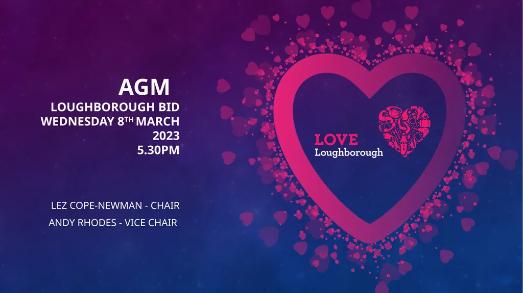 AGM Loughborough bid Wednesday 8th March 2023