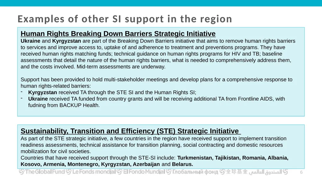 Global Fund Community, Rights and Gender Technical - slide 6 of 16