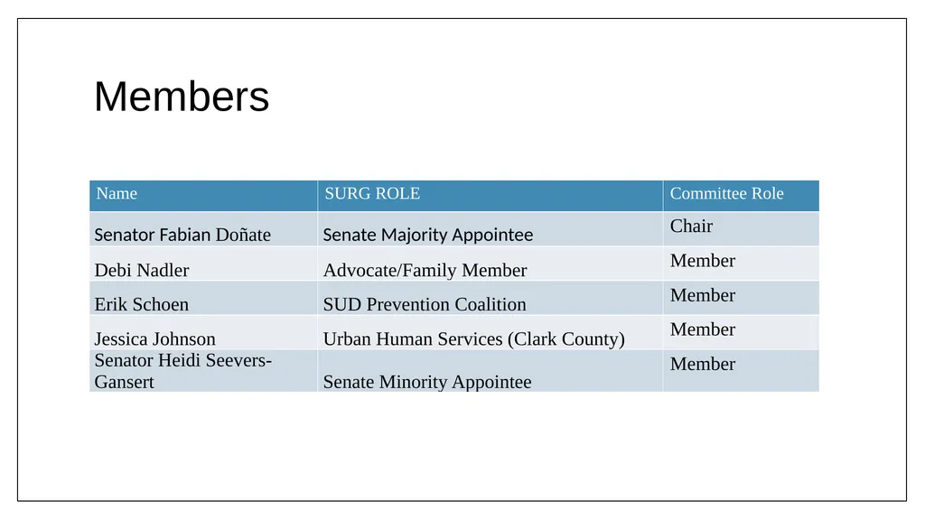 Statewide Substance Use Response Working Group - slide 13 of 60