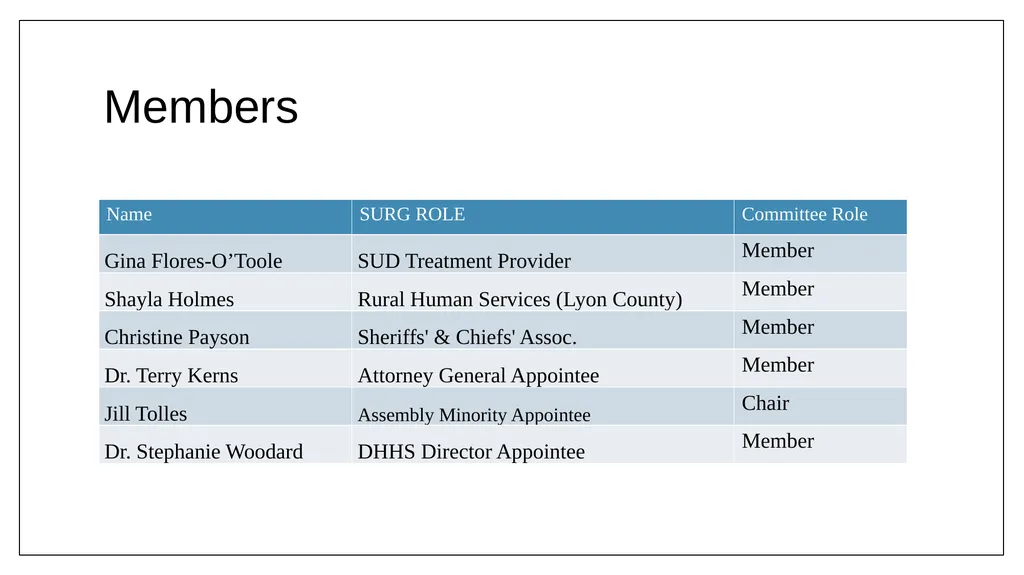 Statewide Substance Use Response Working Group - slide 34 of 60