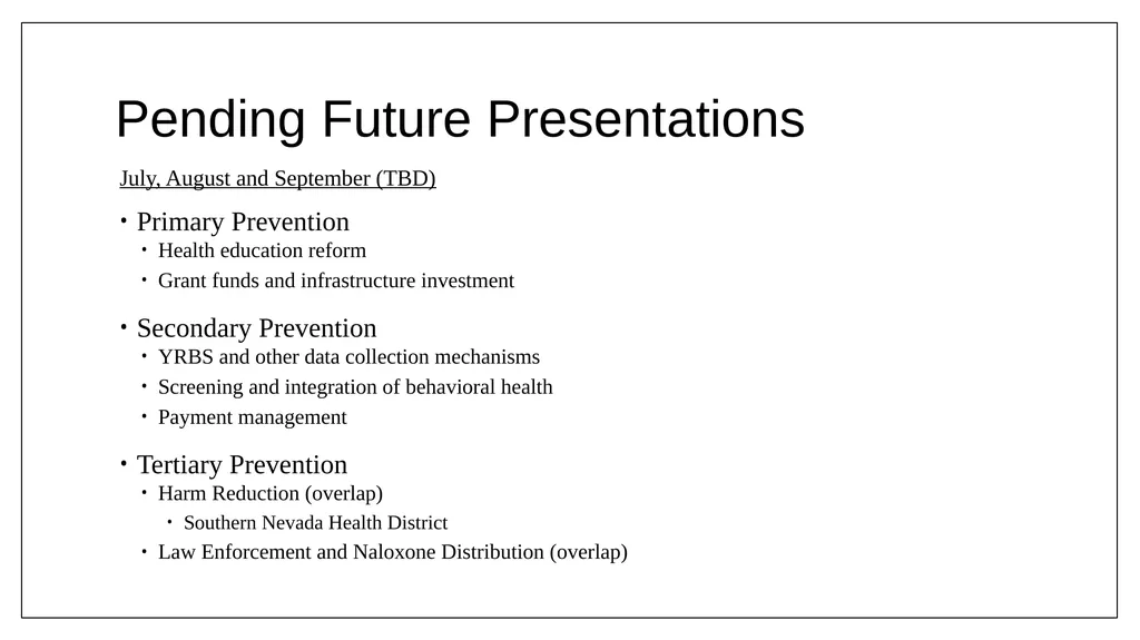 Statewide Substance Use Response Working Group - slide 15 of 60