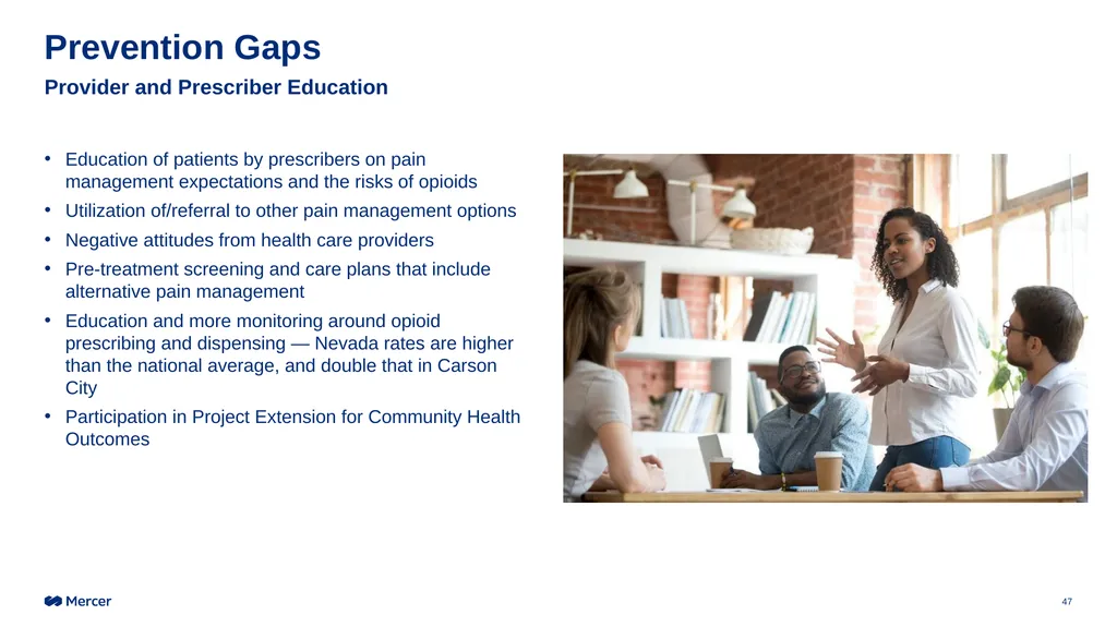 Statewide Substance Use Response Working Group - slide 47 of 60
