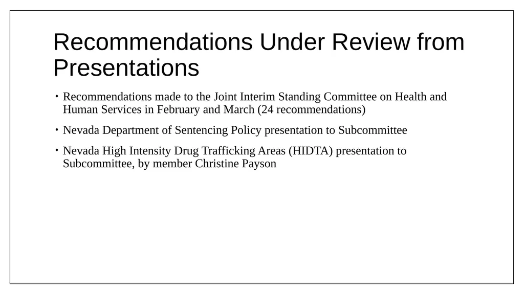 Statewide Substance Use Response Working Group - slide 37 of 60