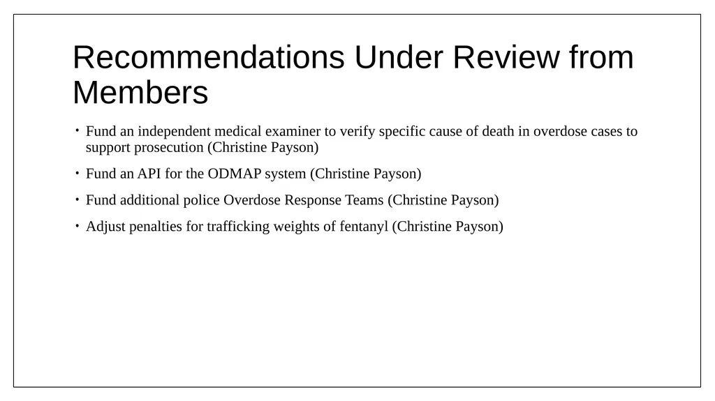 Statewide Substance Use Response Working Group - slide 38 of 60