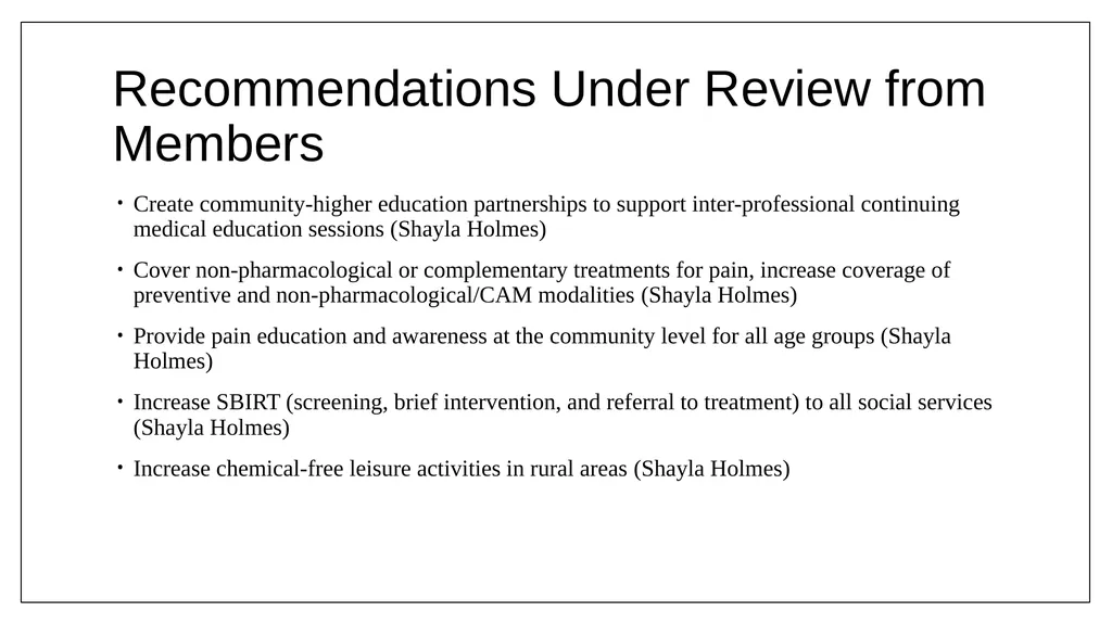 Statewide Substance Use Response Working Group - slide 40 of 60