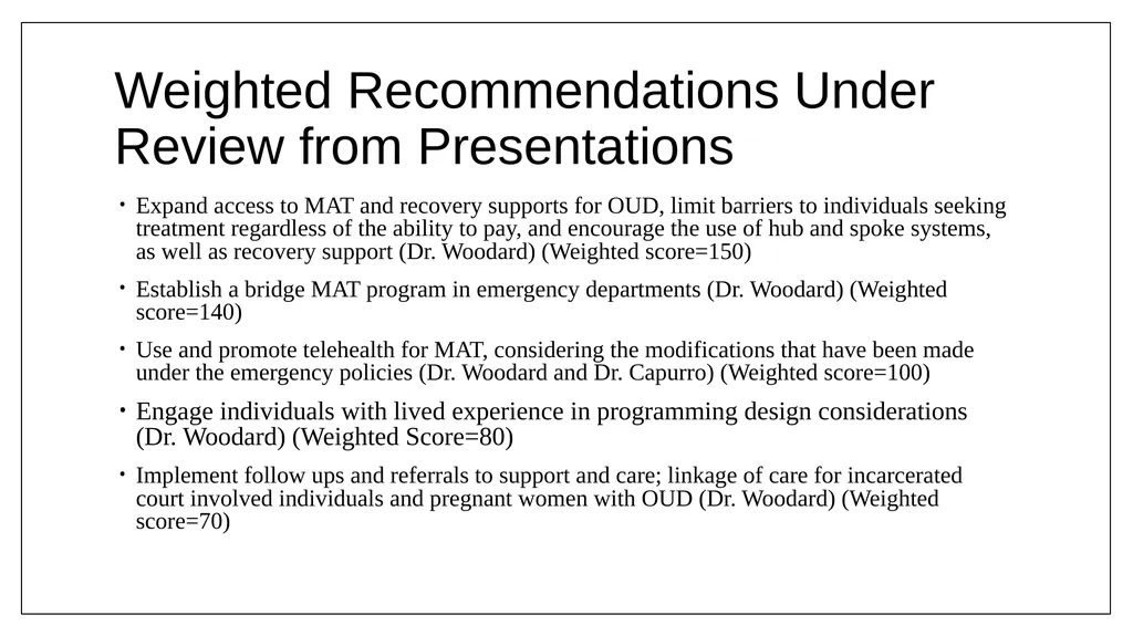 Statewide Substance Use Response Working Group - slide 27 of 60