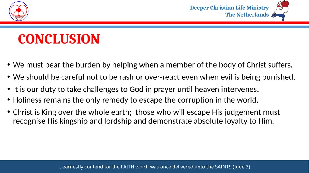 Welcome to DEEPER LIFE BIBLE CHURCH SUNDAY SERVICE - slide 18 of 34