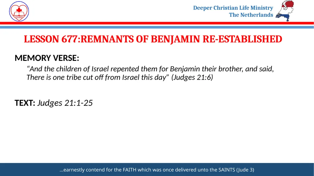 Welcome to DEEPER LIFE BIBLE CHURCH SUNDAY SERVICE - slide 10 of 34