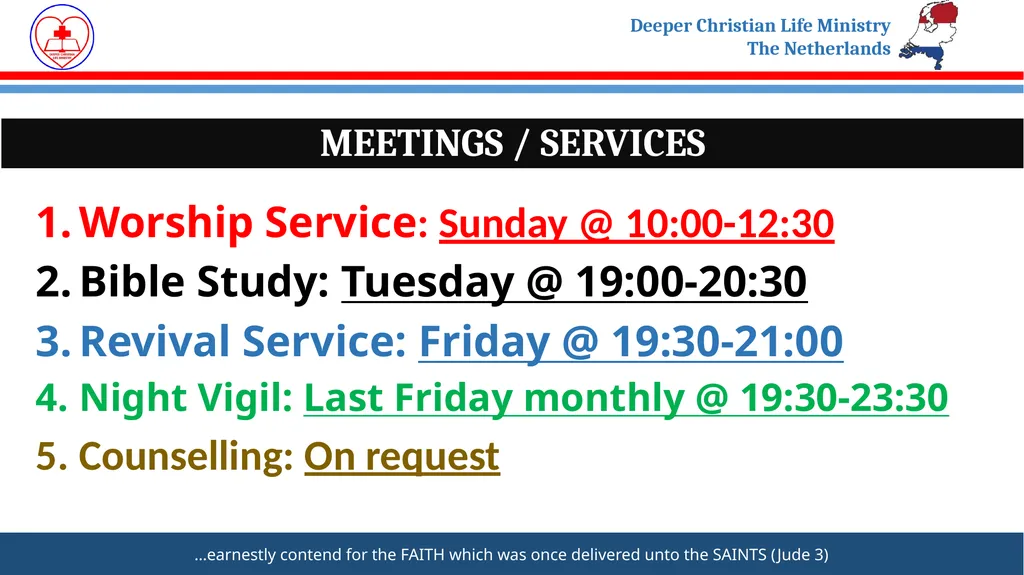 Welcome to DEEPER LIFE BIBLE CHURCH SUNDAY SERVICE - slide 29 of 34