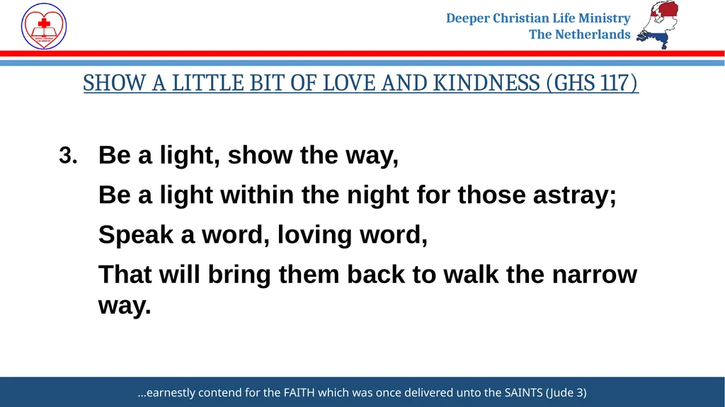 Welcome to DEEPER LIFE BIBLE CHURCH SUNDAY SERVICE - slide 7 of 34