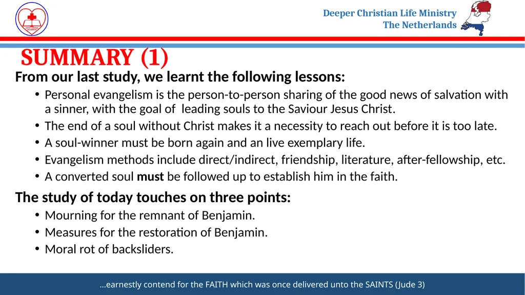 Welcome to DEEPER LIFE BIBLE CHURCH SUNDAY SERVICE - slide 11 of 34