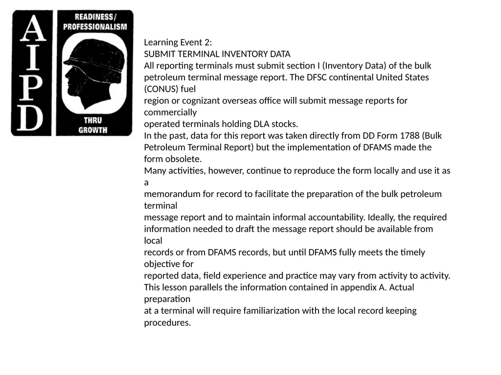 INTRODUCTION TO PREPARE RCS: DLA(W) 1884 (DFSC) - slide 10 of 41