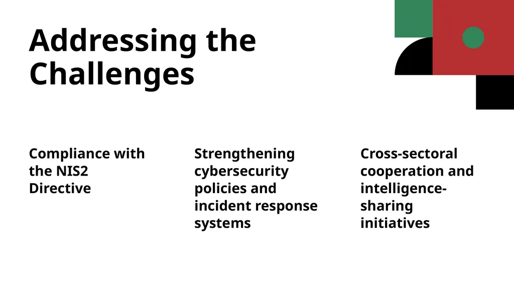 Safeguarding Innovation: Cybersecurity Challenges - slide 11 of 16