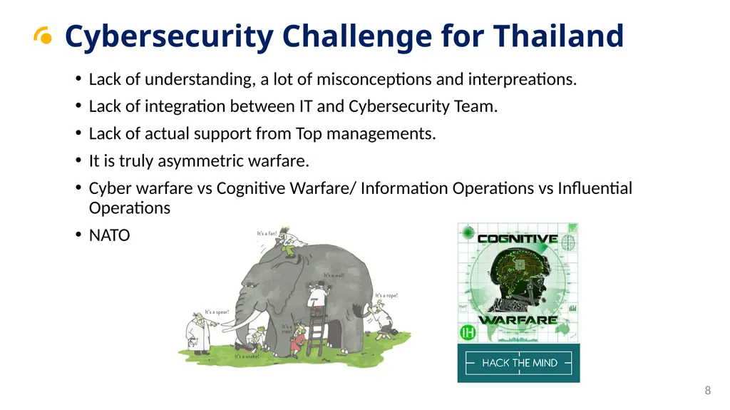 Cybersecurity Regulatory Overview and Update Group - slide 8 of 9