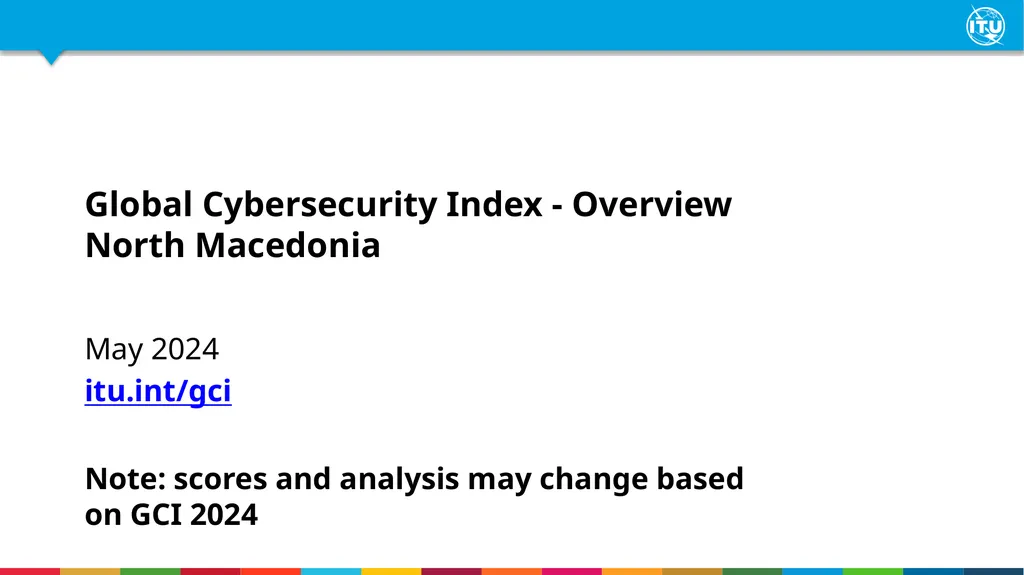 Global Cybersecurity Index - Overview North - slide 1 of 11