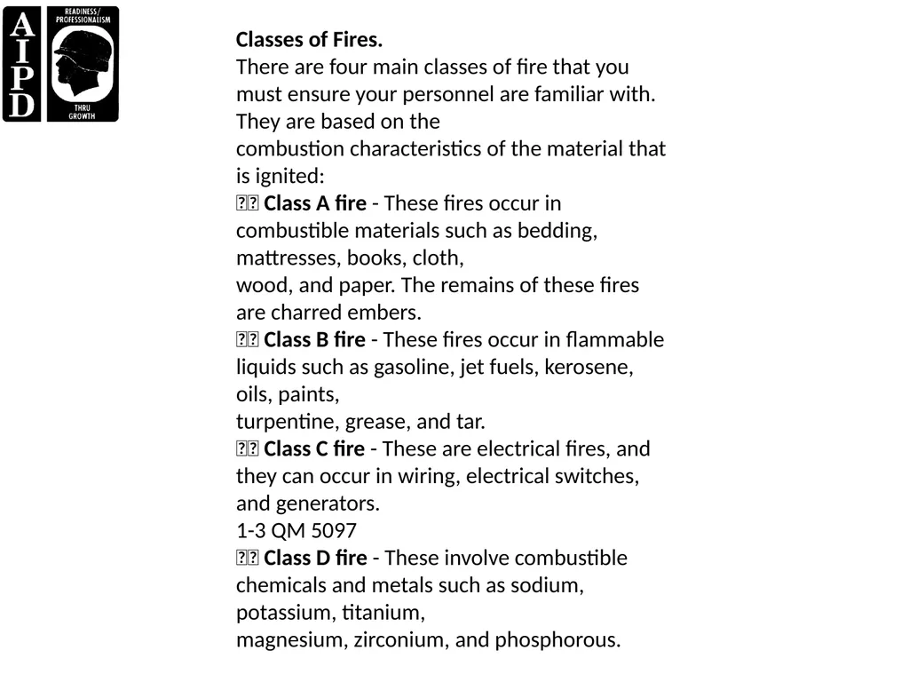LESSON 1 FIRE AND SAFETY Critical Task: - slide 7 of 155