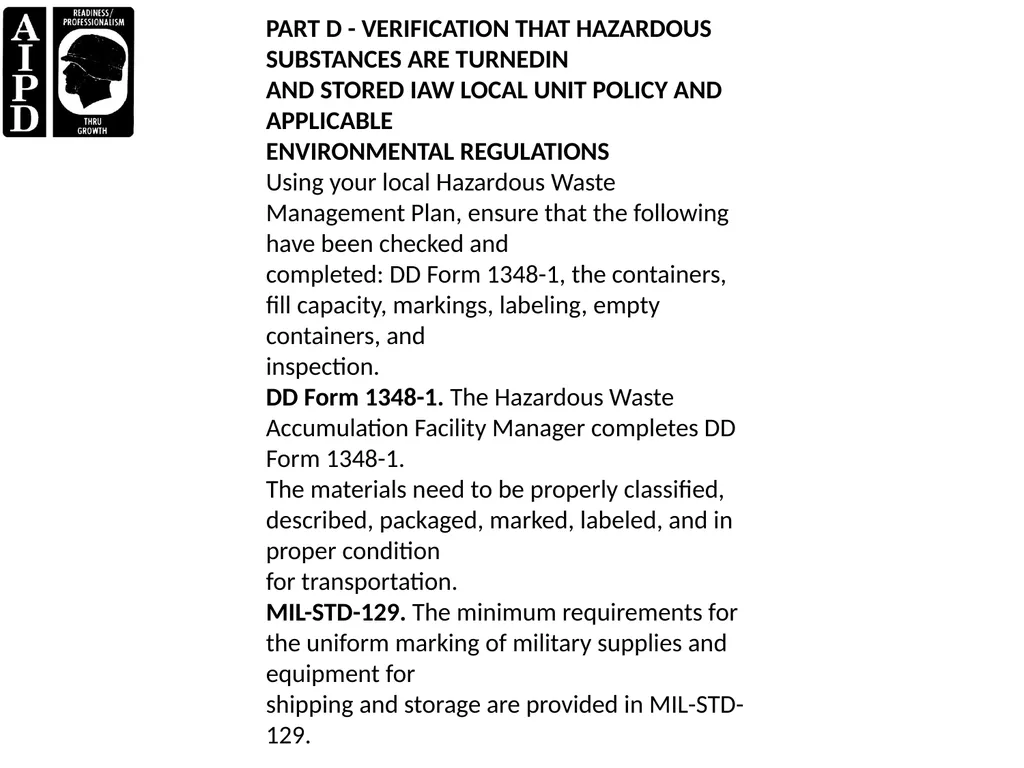 LESSON 1 FIRE AND SAFETY Critical Task: - slide 79 of 155