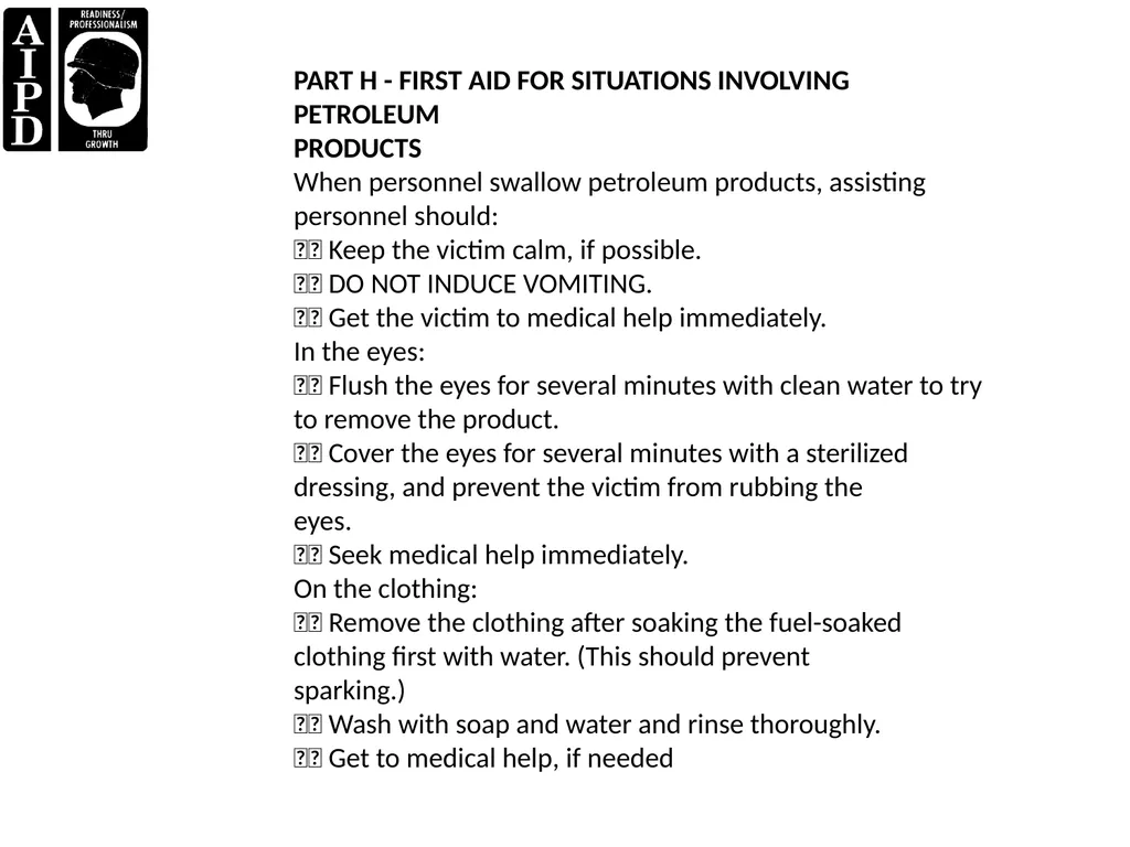 LESSON 1 FIRE AND SAFETY Critical Task: - slide 21 of 155
