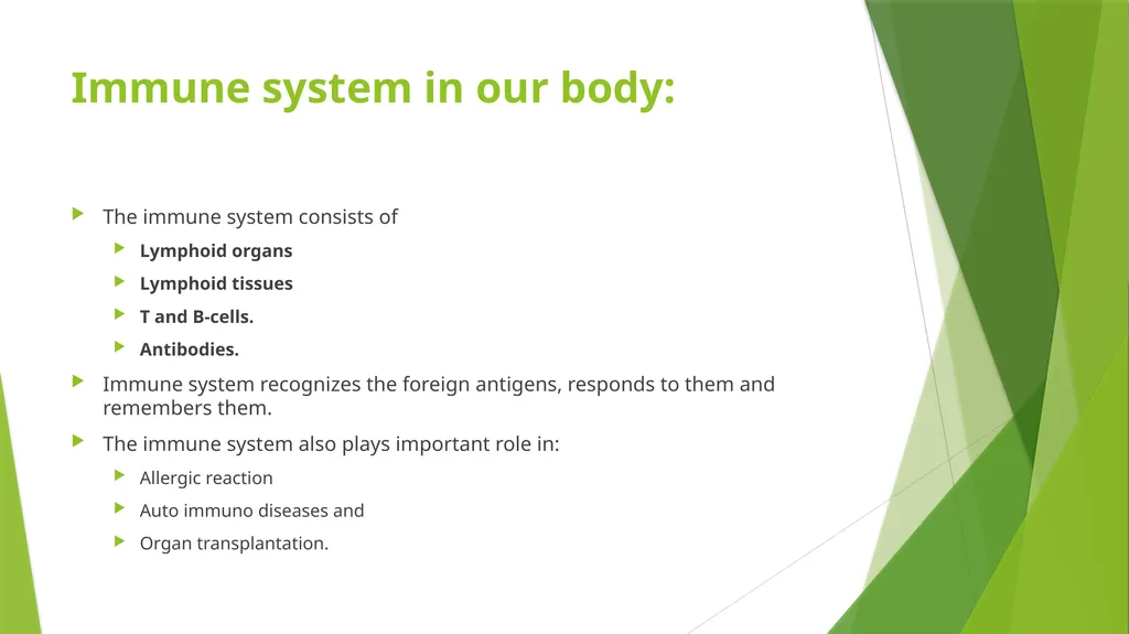 HUMAN HEALTH AND DISEASE Improper functioning of - slide 28 of 48