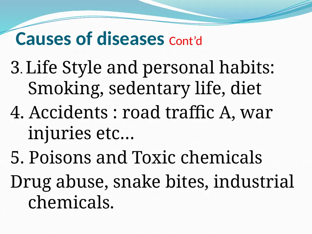 DEVIATION FROM HEALTH AND THE IMMUNE System - slide 9 of 50