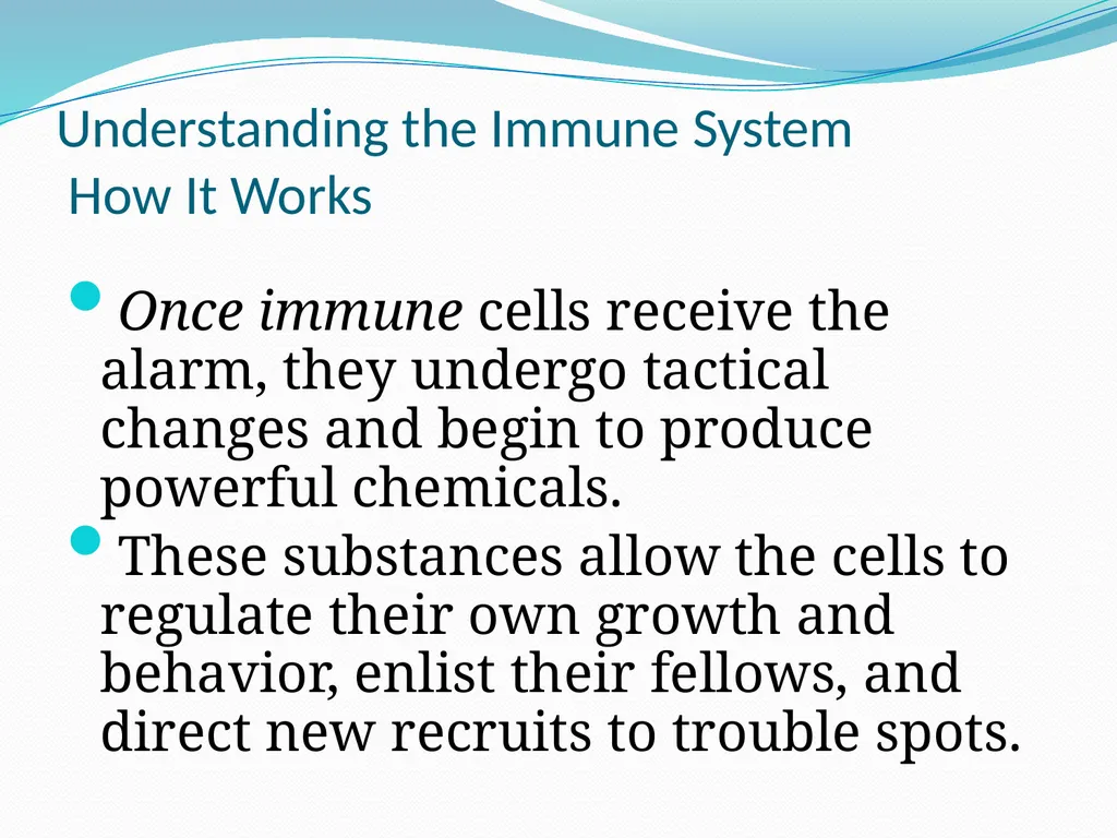 DEVIATION FROM HEALTH AND THE IMMUNE System - slide 15 of 50
