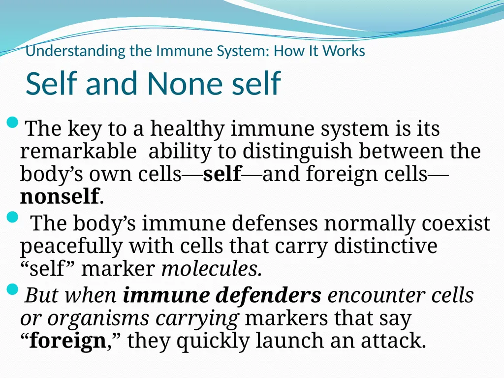 DEVIATION FROM HEALTH AND THE IMMUNE System - slide 16 of 50