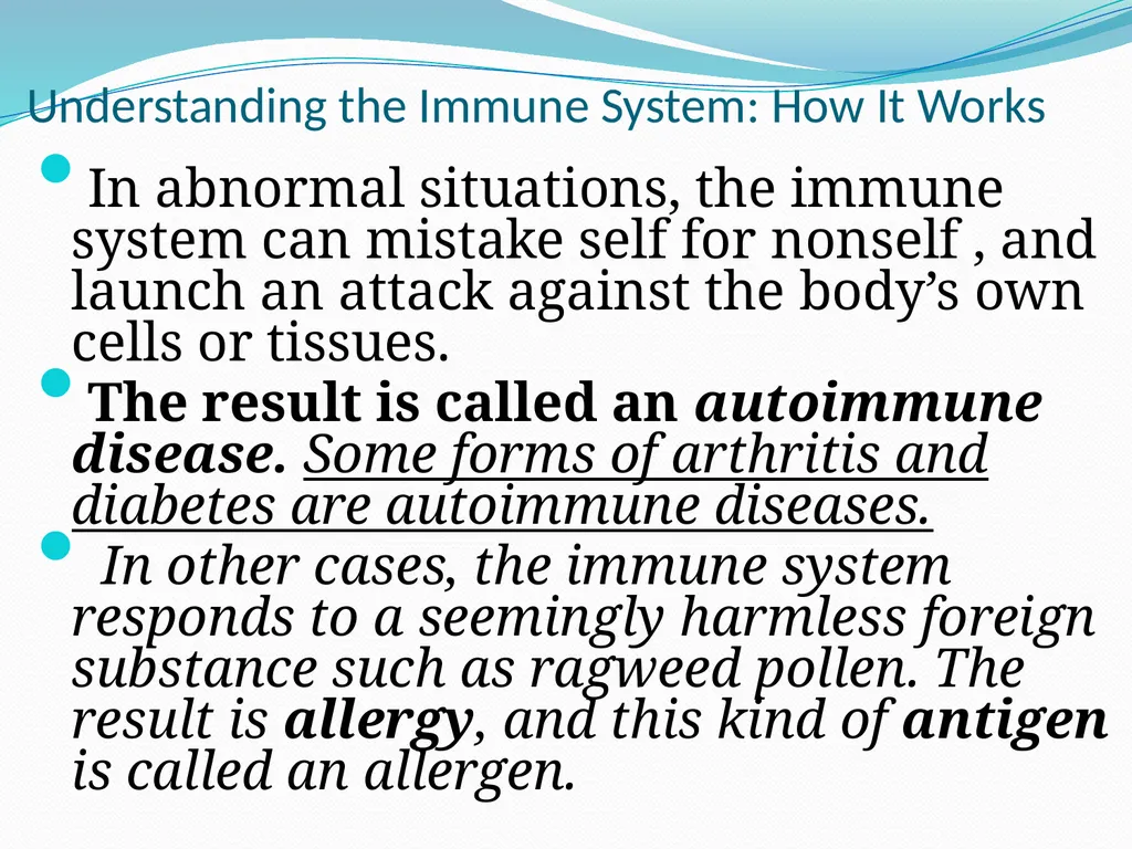 DEVIATION FROM HEALTH AND THE IMMUNE System - slide 19 of 50