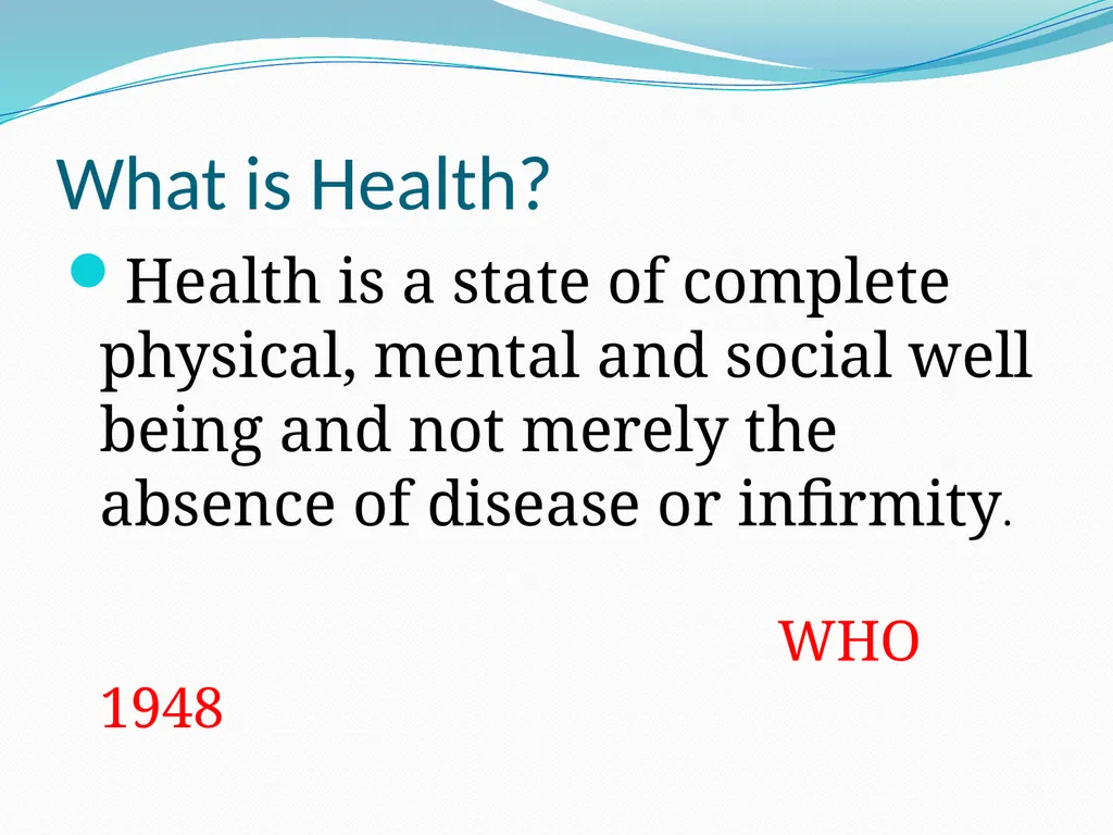DEVIATION FROM HEALTH AND THE IMMUNE System - slide 4 of 50