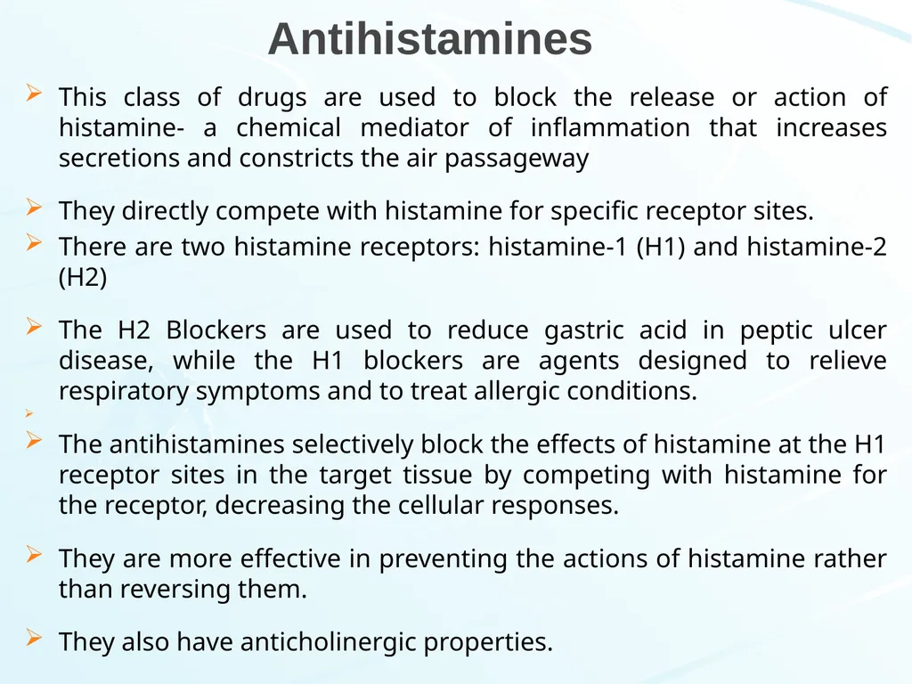 Respiratory System Pharmacology Akinluyi E.T. - slide 17 of 43