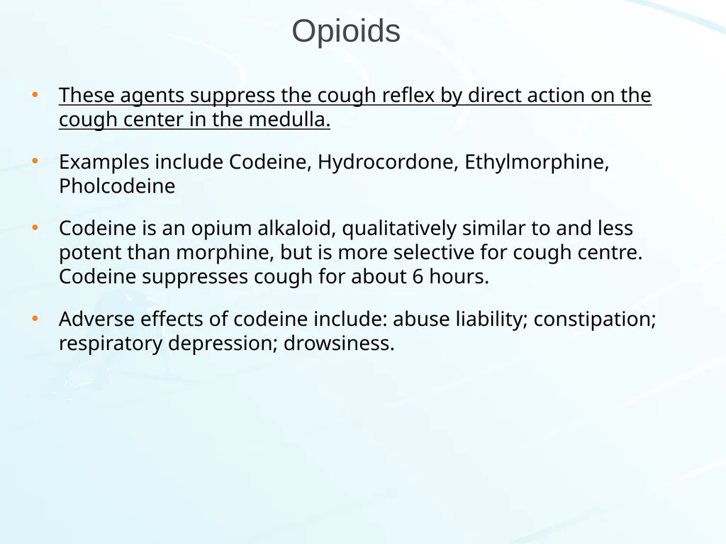 Respiratory System Pharmacology Akinluyi E.T. - slide 10 of 43