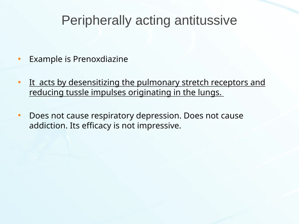 Respiratory System Pharmacology Akinluyi E.T. - slide 12 of 43