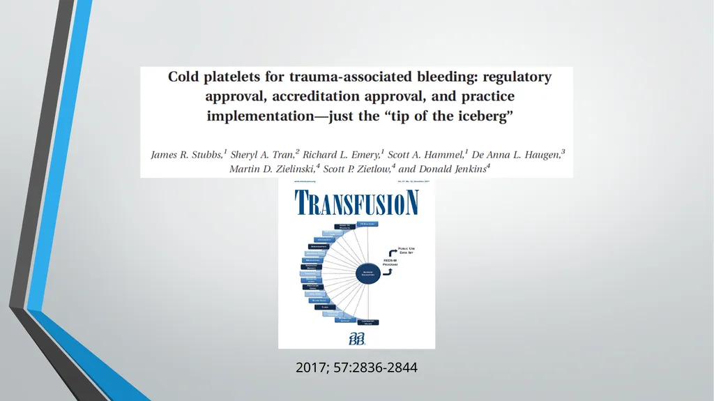 Cold-Stored Platelets and the Impact on Blood - slide 21 of 50